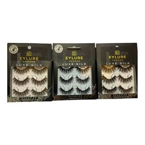 EYLURE LONDON Luxe Silk Marquise Lashes Bundle NWT